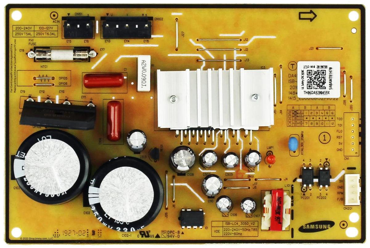 DA92-00459X Samsung Refrigerator Power Inverter