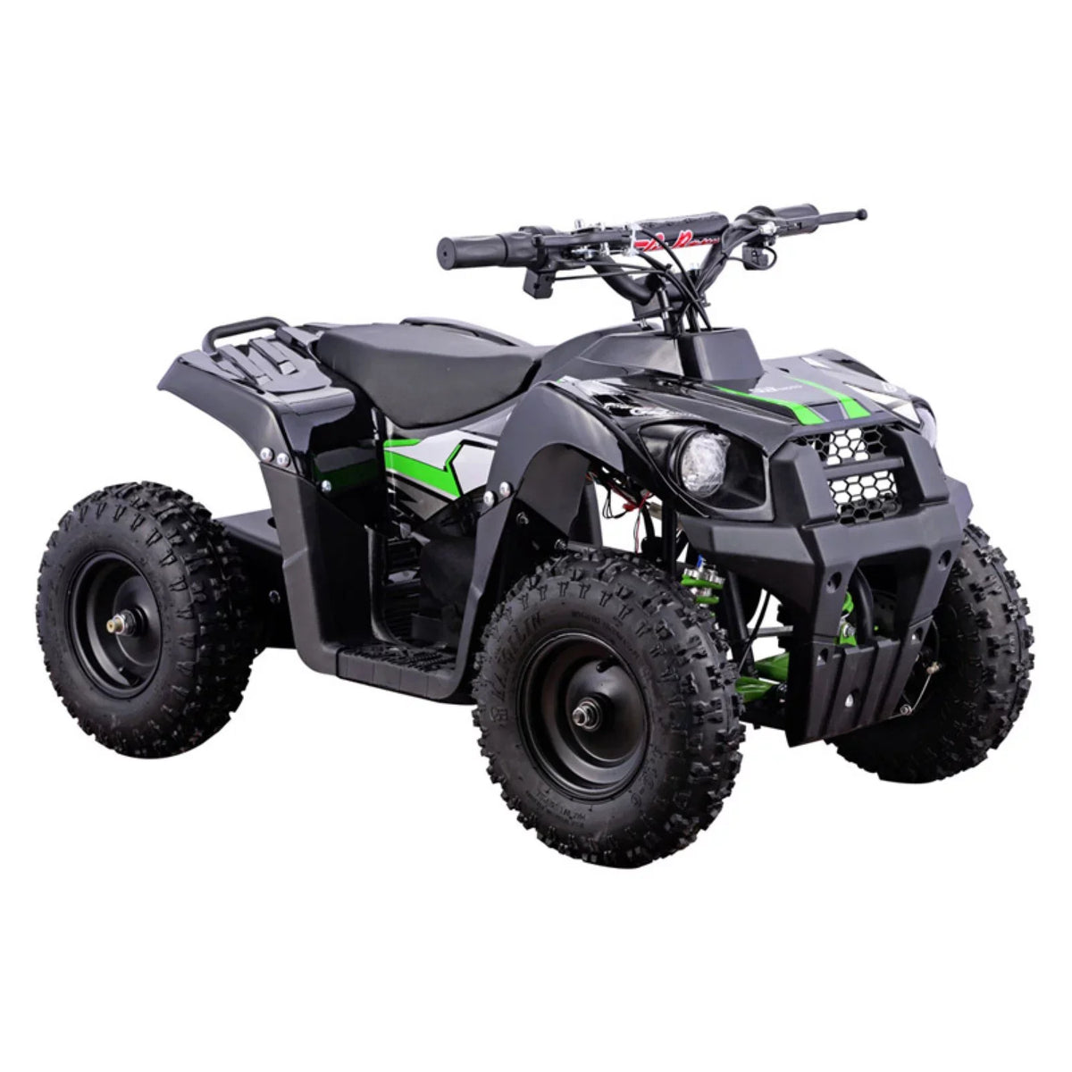 500W Battery Four MotoTec ATV Kids Green 36V Powered Wheeler Monster