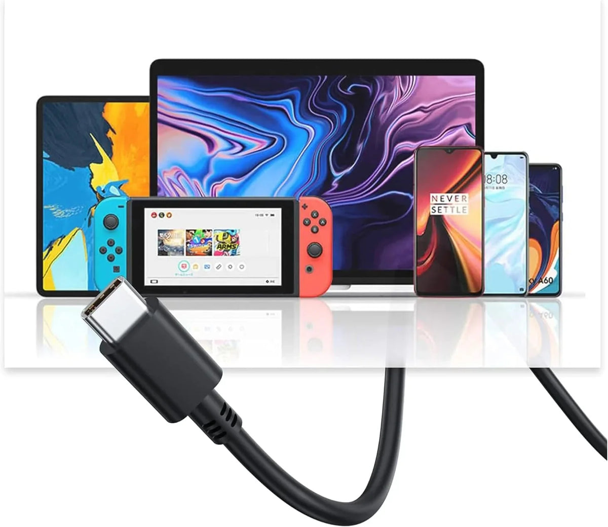 81M8001CUS Guy-Tech Compatible USB-C Cord Power with 100e Adapter Lenovo 45w Ac
