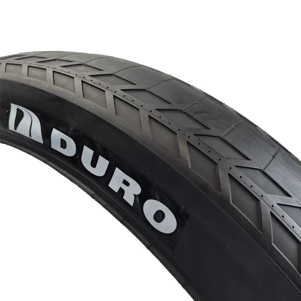 Fleetwood Beads Street Semi-Slick 24x4 with Duro Folding Bike Tires 26x4.0 Two