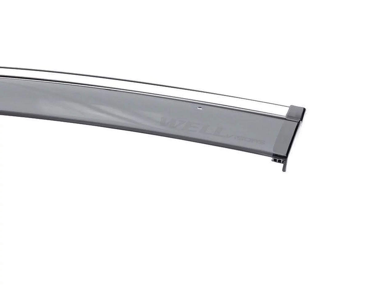 Wind 3-847BM018 / Chrome 2019 2024 2020 With 2023 Guard BMW Trim Rain 2021 G01 Window 2018 Side for Deflectors X3 2022 Wellvisors Visors