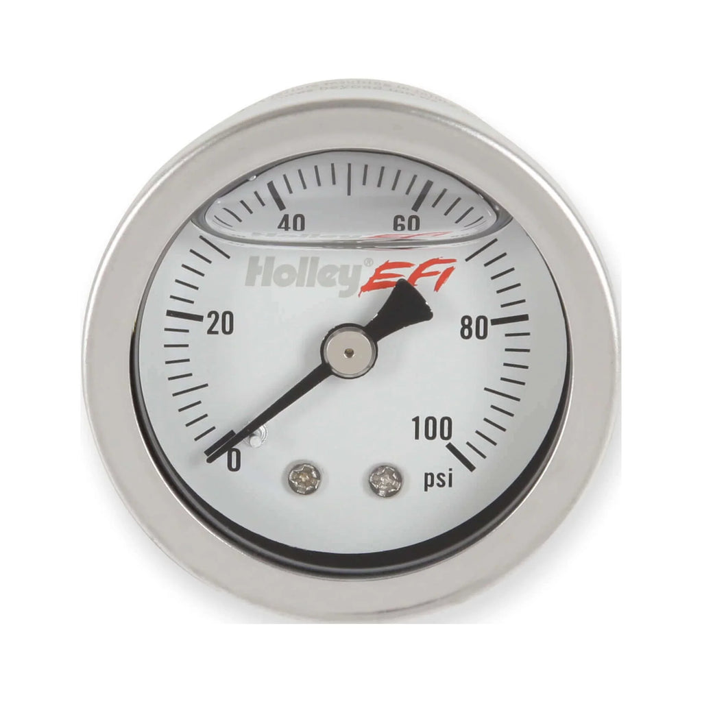 '- Glycerin 1.5 EFI Gauge Holley Pressure 0-100psi Filled 26-507 - inch Fuel -