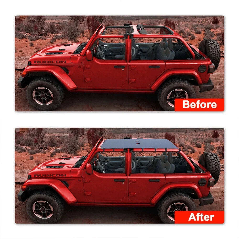 JKU JK Sunshade NEW 07-18 Sun Wrangler Protection Jeep for Premium Ultimate Protector - Leather