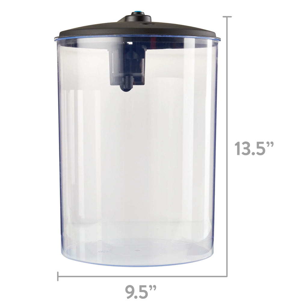 Aquarium Power Filter with LED Aqua Light and Plastic 3-Gallon Culture
