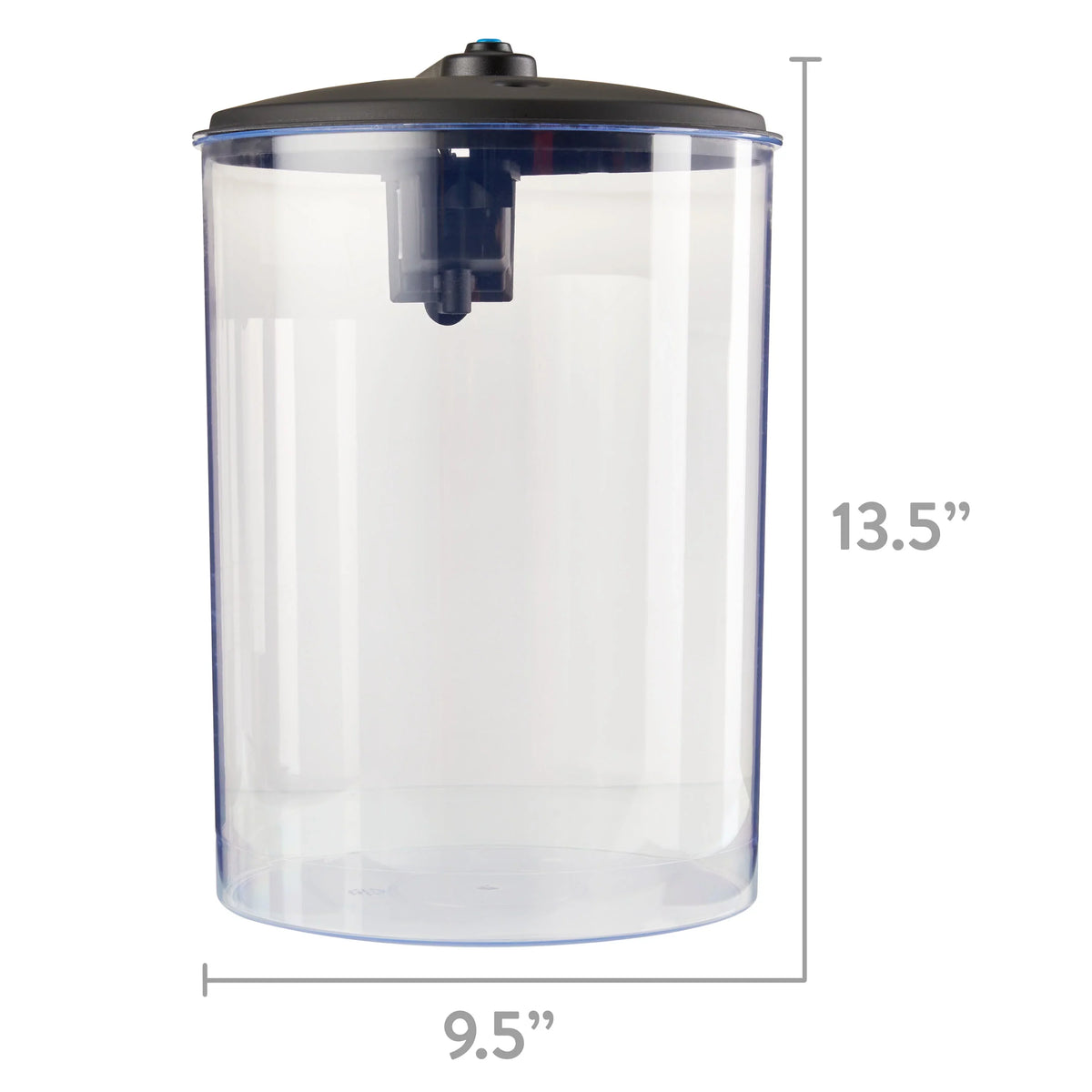 Aquarium Power Filter with LED Aqua Light and Plastic 3-Gallon Culture