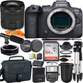 STM Digital Camera 64GB + with Lens Bundle Accessory EOS Canon Adapter + ZeeTech Mirrorless 24-105mm + RF R6 SanDisk Mount