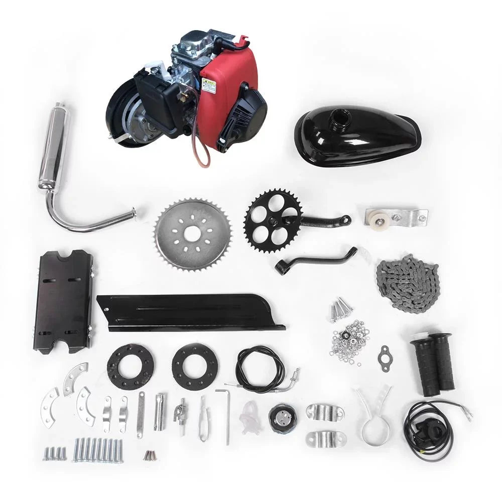Kit 53cc Cycle Bicycle for Bicycle Motor Zimtown Bike Gas Engine Four-speed Petrol Motorized Engine Kit