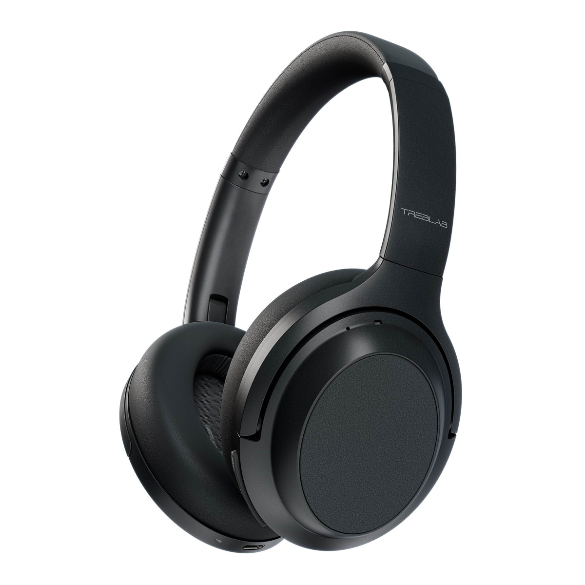 Control Bluetooth Charging, Ear - Canceling 45H Headphones with Hybryd TREBLAB Z7 Wireless & Mic USB-C Fast Touch Over ANC PRO Playtime Headphones (Grey) - Noise Sound, Active w/aptX, Stereo