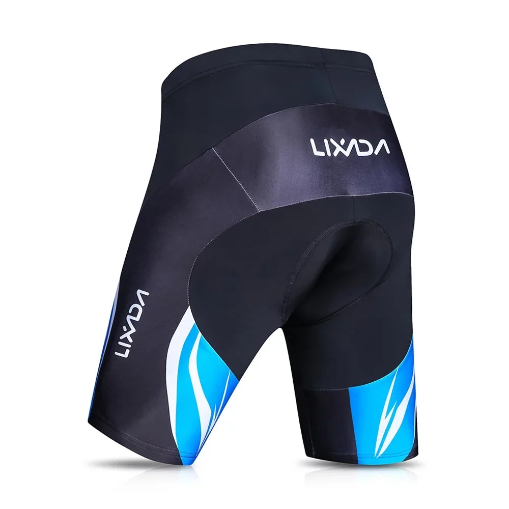 for Breathable Shirt Men, Clothing Jersey Cycling Gel Enhanced Set Set Padded Biking MTB Bike for Shorts, Performance with Quick,Dry Lixada