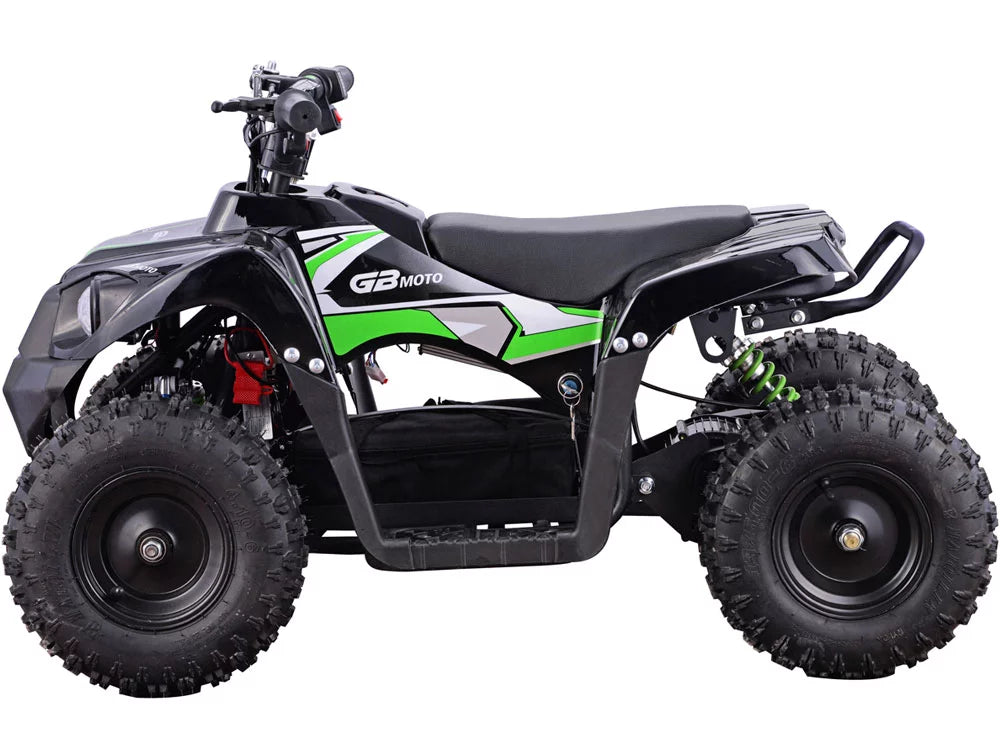 500W Battery Four MotoTec ATV Kids Green 36V Powered Wheeler Monster