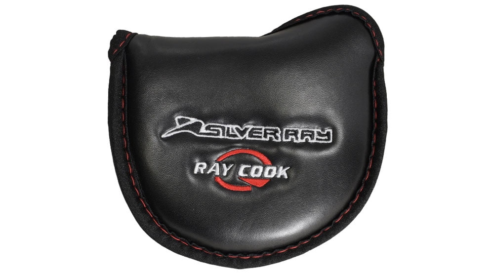 Black Golf Ray Ray Center 34" SR400 Silver Cook Putter Shafted