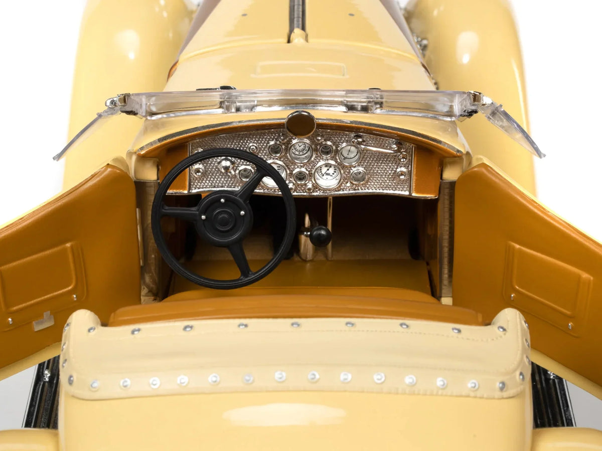 1935 World Model Chocolate Duesenberg Diecast 1/18 SSJ Car Gold Yukon Speedster by Brown and Auto