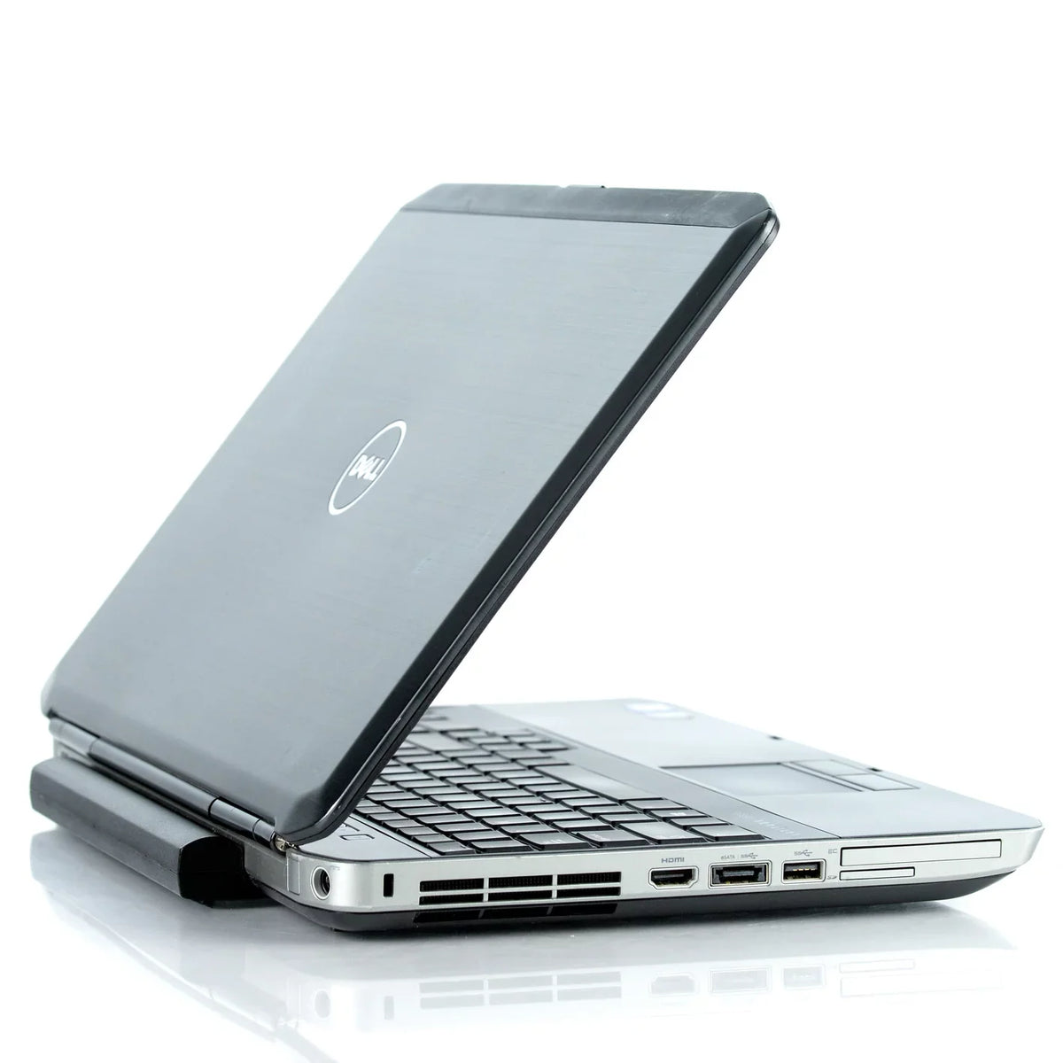 Windows (Used) Core 256GB i7, RAM, Silver DVD-ROM, 10, Dell Intel Laptop, HD, 15.6" PC 8GB