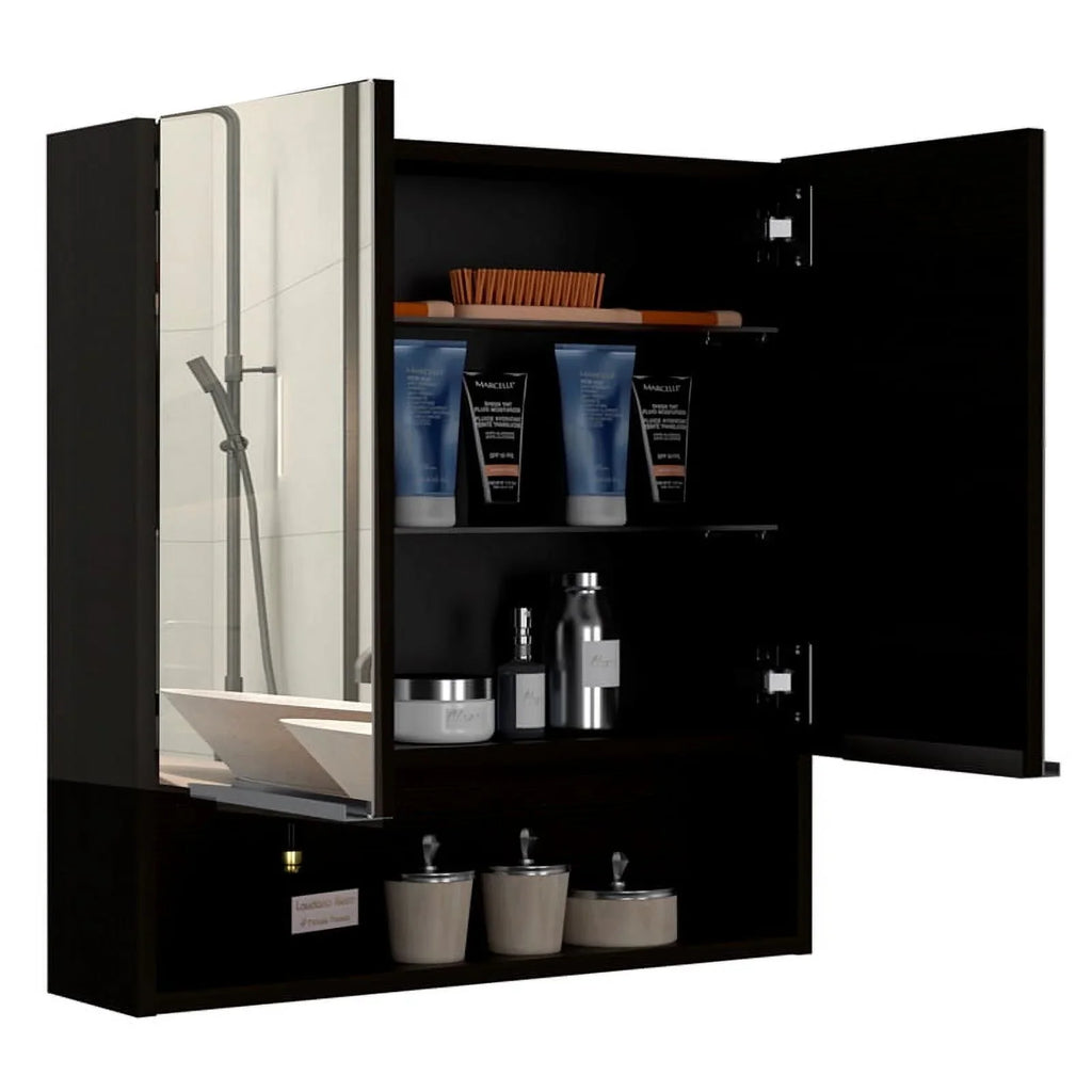 Medicine Linen Cabinet & with One Set Cabinet 2-Piece Home Door Square 63"