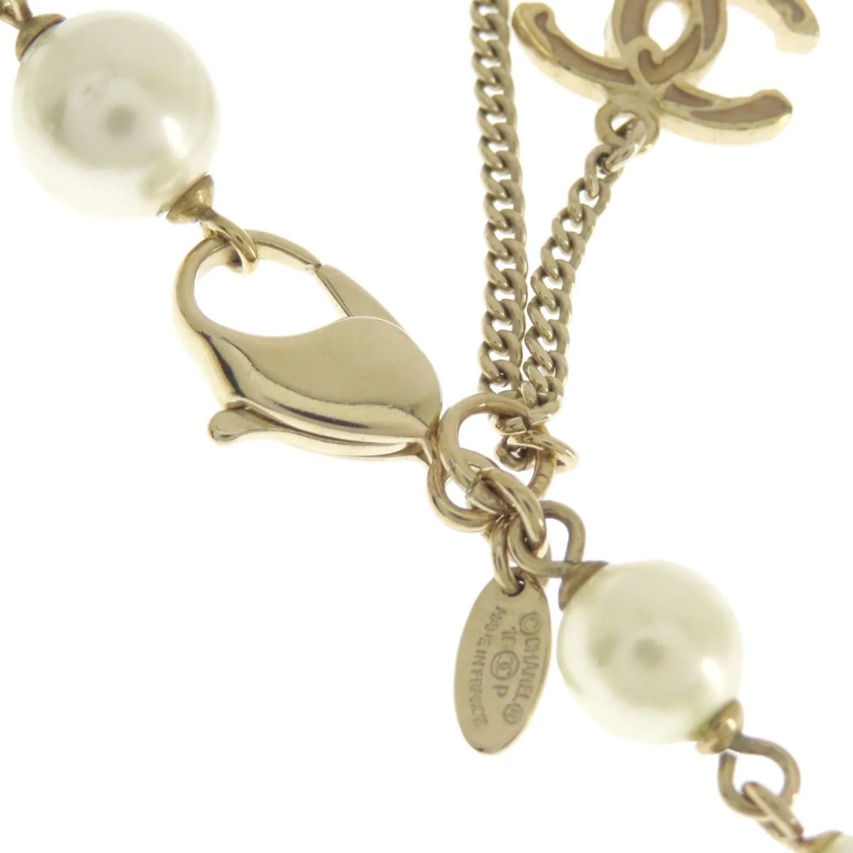 Mark Women Pearl CHANEL Pre-Owned Faux (Good) Bracelet Coco for