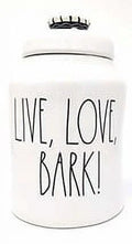 6in Black Perfect BARK Live, Dunn Magenta, Love, 9in with 6in x Ceramic, by Beige, Canister. Rae Imperfections. Unique LL. x
