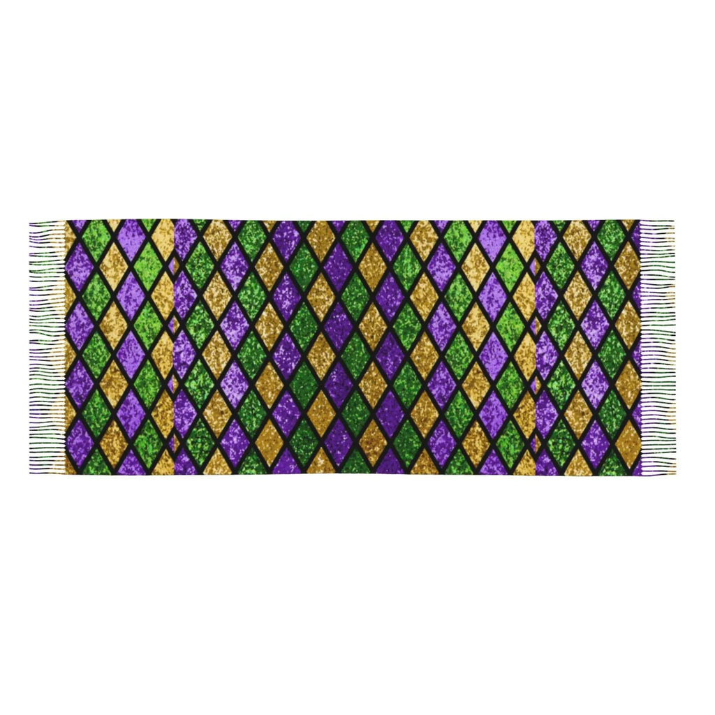 Green Purple Shiny Winter For Gifts- Wrap Women Feel Cashmere Scarves Gras Mardi Bingfone Soft Scarf Elegant Large Art Warm Shawl Print