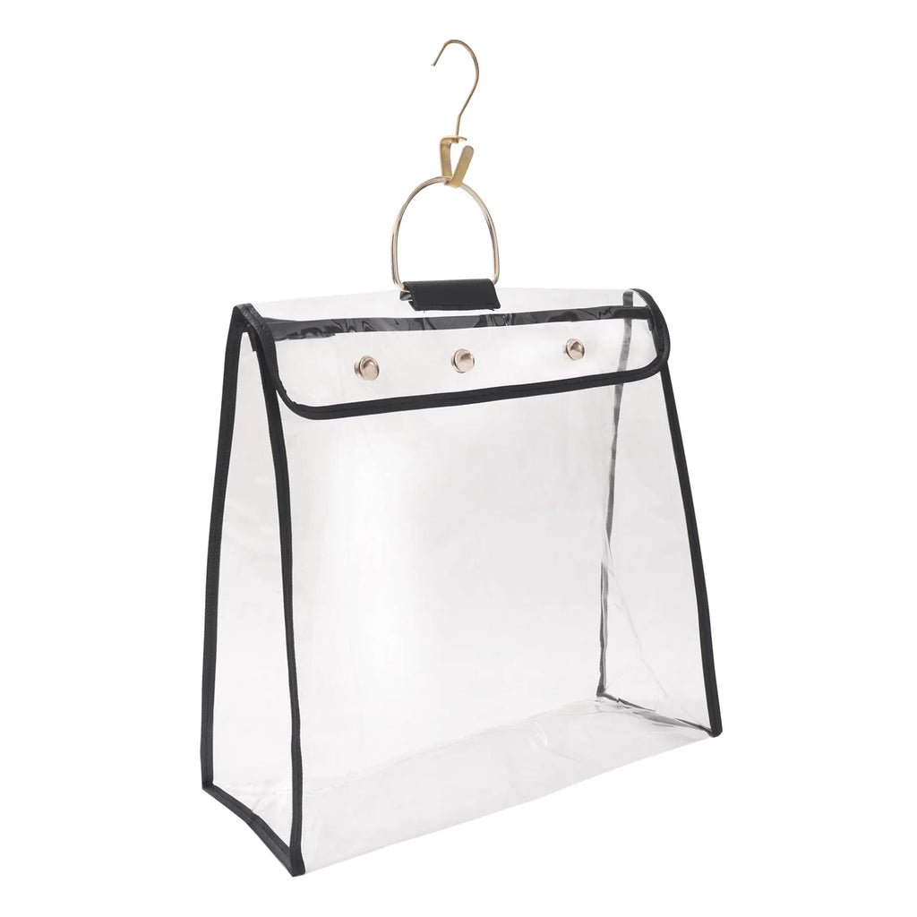 Purse Handbag Storage Size Clear Dust Dustproof Large Uxcell Bags, Organizer, Black