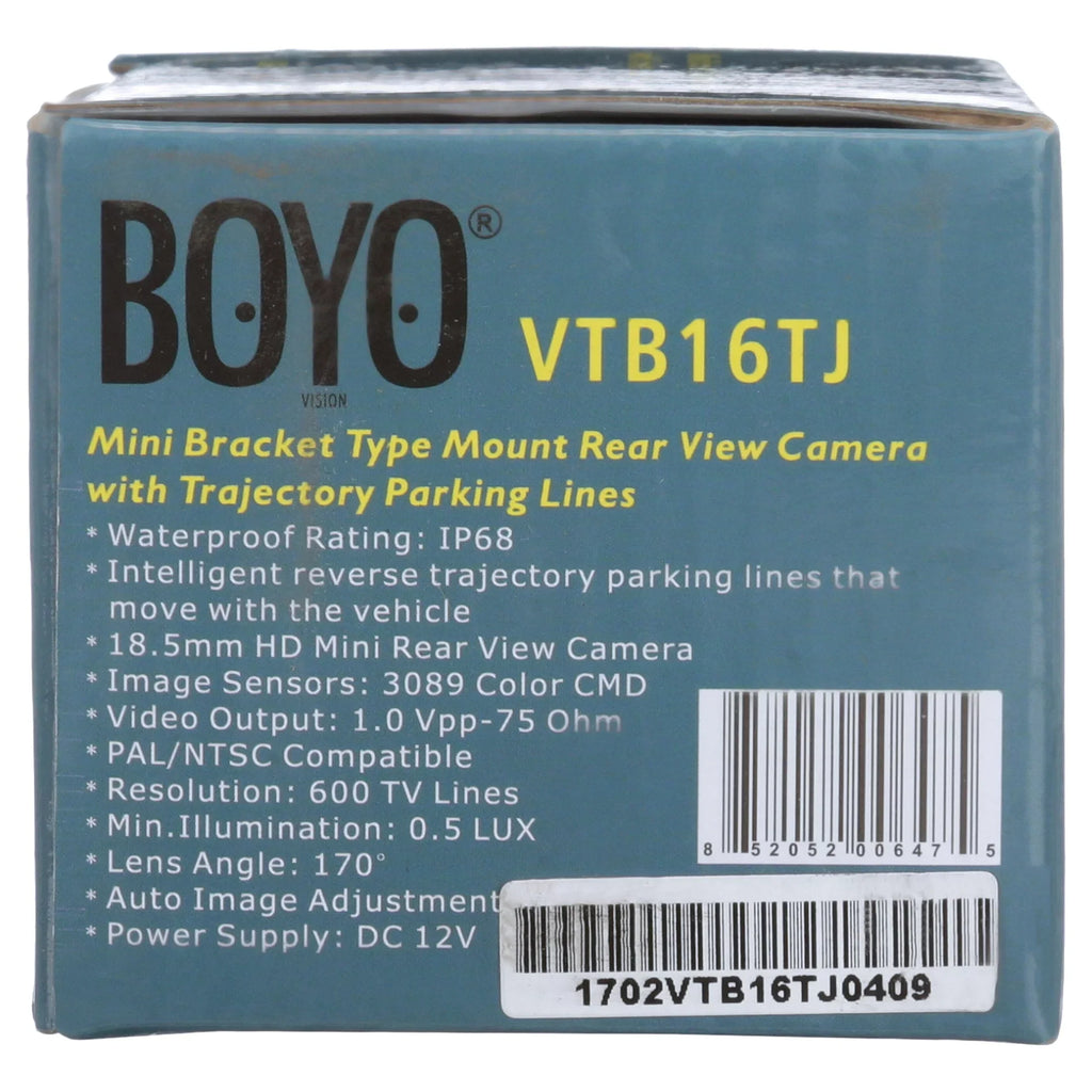 Lines VTB16TJ BOYO with Trajectory Parking Reverse Camera
