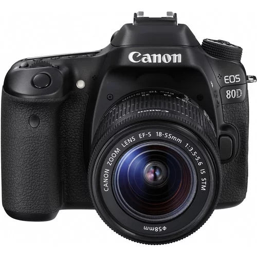 Expo 18-55mm 80D + Canon Kit Camera 64GB Lens EOS DSLR with Advanced