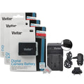 for T100 4000D Charger and 2000D 3000D 3 Replacement Vivitar E10 Canon T6 LP T5 Batteries T7