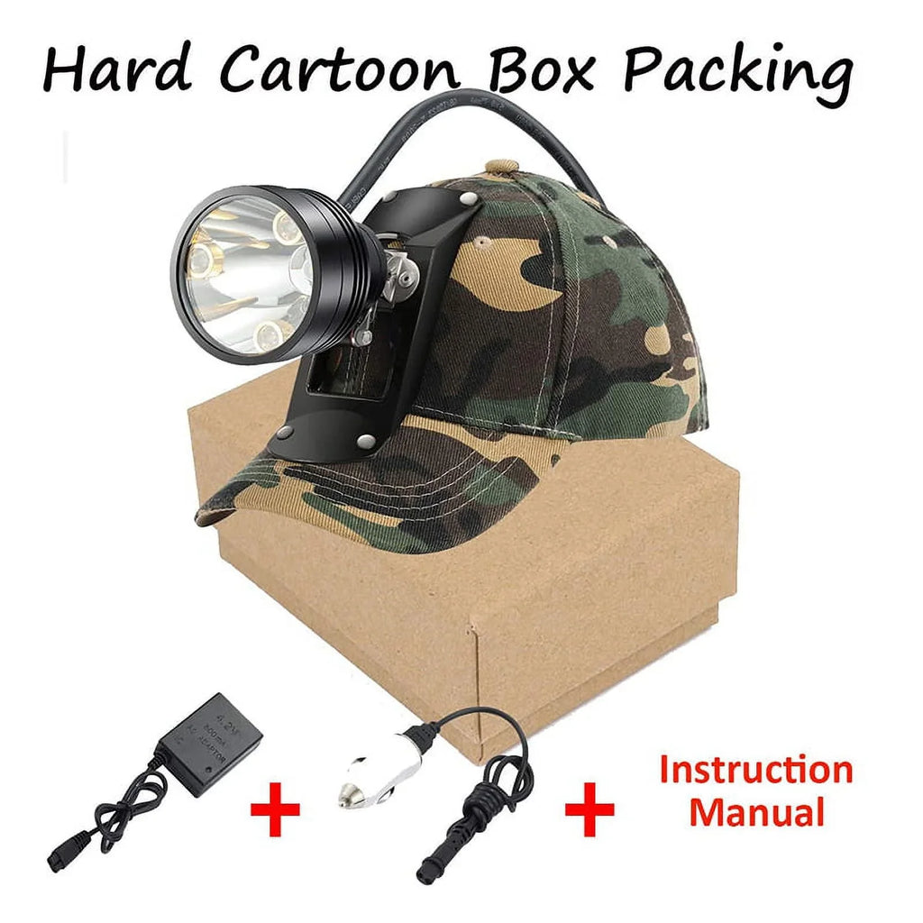 With Working for Hiking Fishing for Lighting Waterproof Night Camping Powerful 6 Predators Head Rechargeable Hunting Headlamp LEDs & 4 Perfectly Lights Coyotes Hog Modes