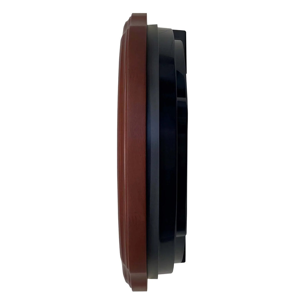 Crystals Melodies Pipes Wood QXM392BRH Motion, Traditional Frame Classic Chimes In and Rotating Music Seiko Pendulum Brown