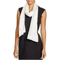 OS/White Silk Chiffon Echo colors: Various Scarf,