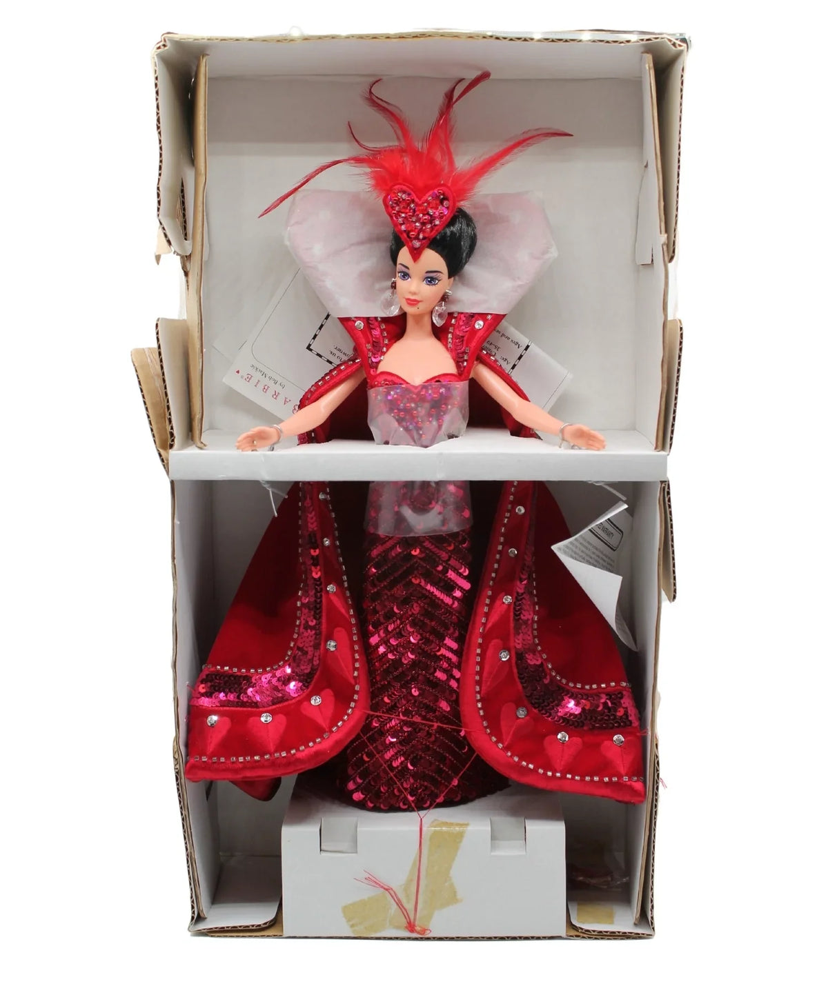 NRFB, Mackie Hearts Barbie, of Box Bob 1994 Queen (12046) | Non-Mint