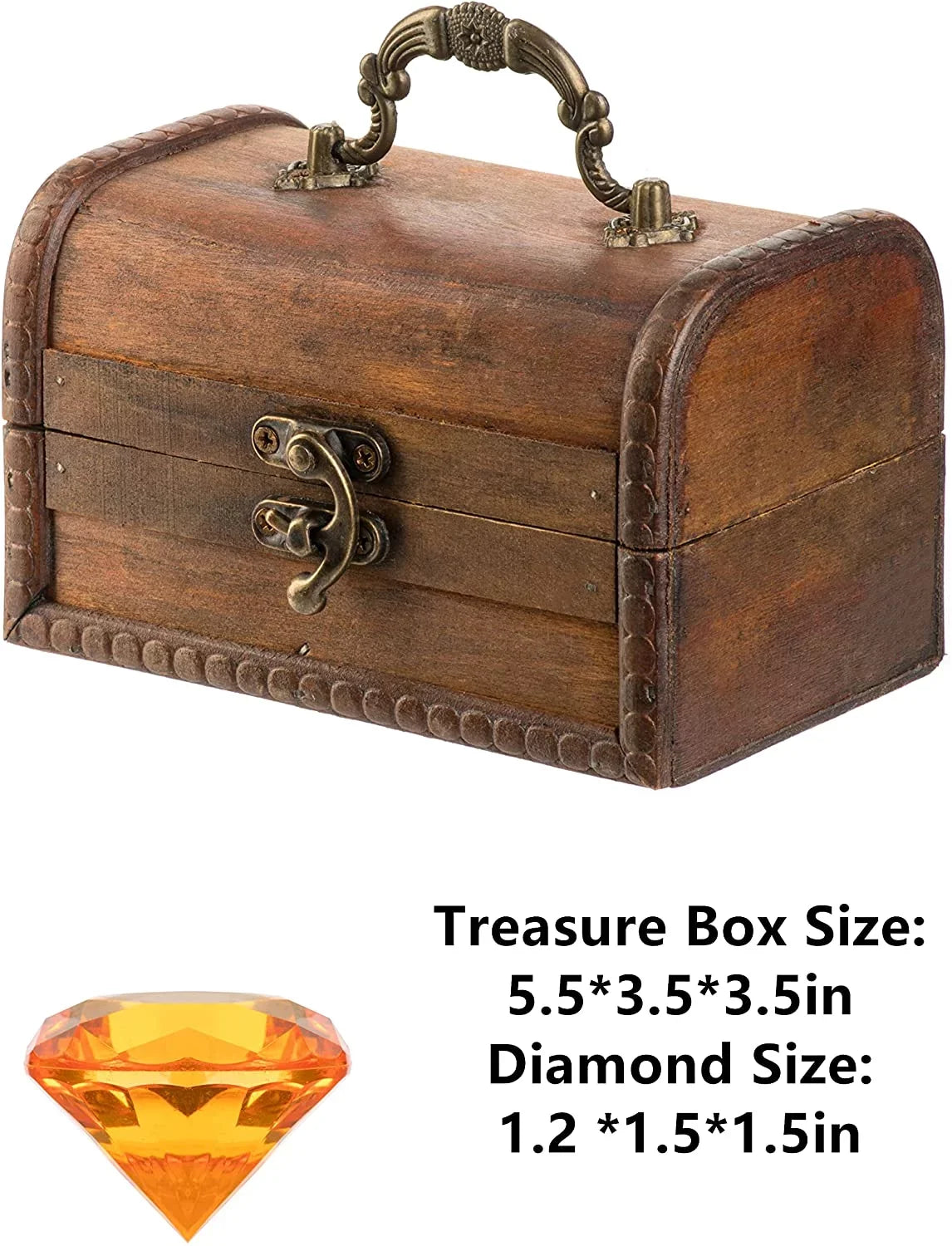 Diving Gift Pool Underwater Throw Chest 15 Dive with Toy Pirate Gem Colorful Box Big Treasure PUBGAMER Set Big Toy Diamond Toy Gem Diving Swimming Set Training