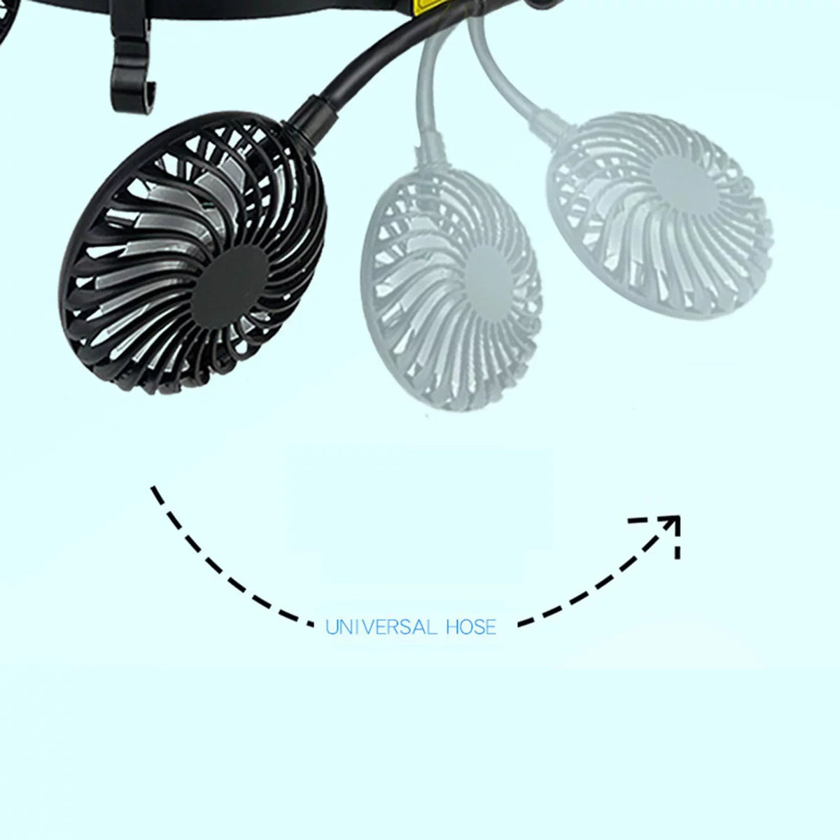 Fan,Portable Portable Night Hard for Fan Cooling Summer,Multipurpose Fan,Universal Cooling External Helmets Fan,Hard Light Hard Adapter Safety Helmets Safety with Hat Hat Fan Helmets Hat Fan
