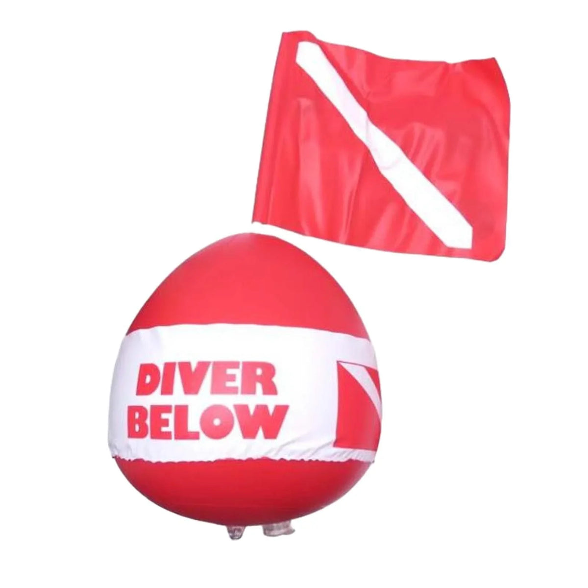 Surface with Diving yotijar for Dive Float Snorkeling Signaling Beach Ball Flag Buoy
