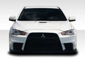 2008-2017 1 Duraflex Cover Mitsubishi X - Look Evo Front Lancer Bumper Piece