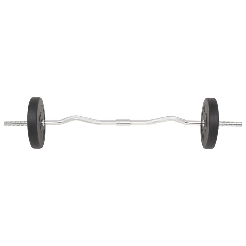 Gym Bars Training, 66.1 Strength Plates Weight lb for Set Weightlifting, Barbell Fitness, and with Dumbbell Home Bodybuilding, moobody