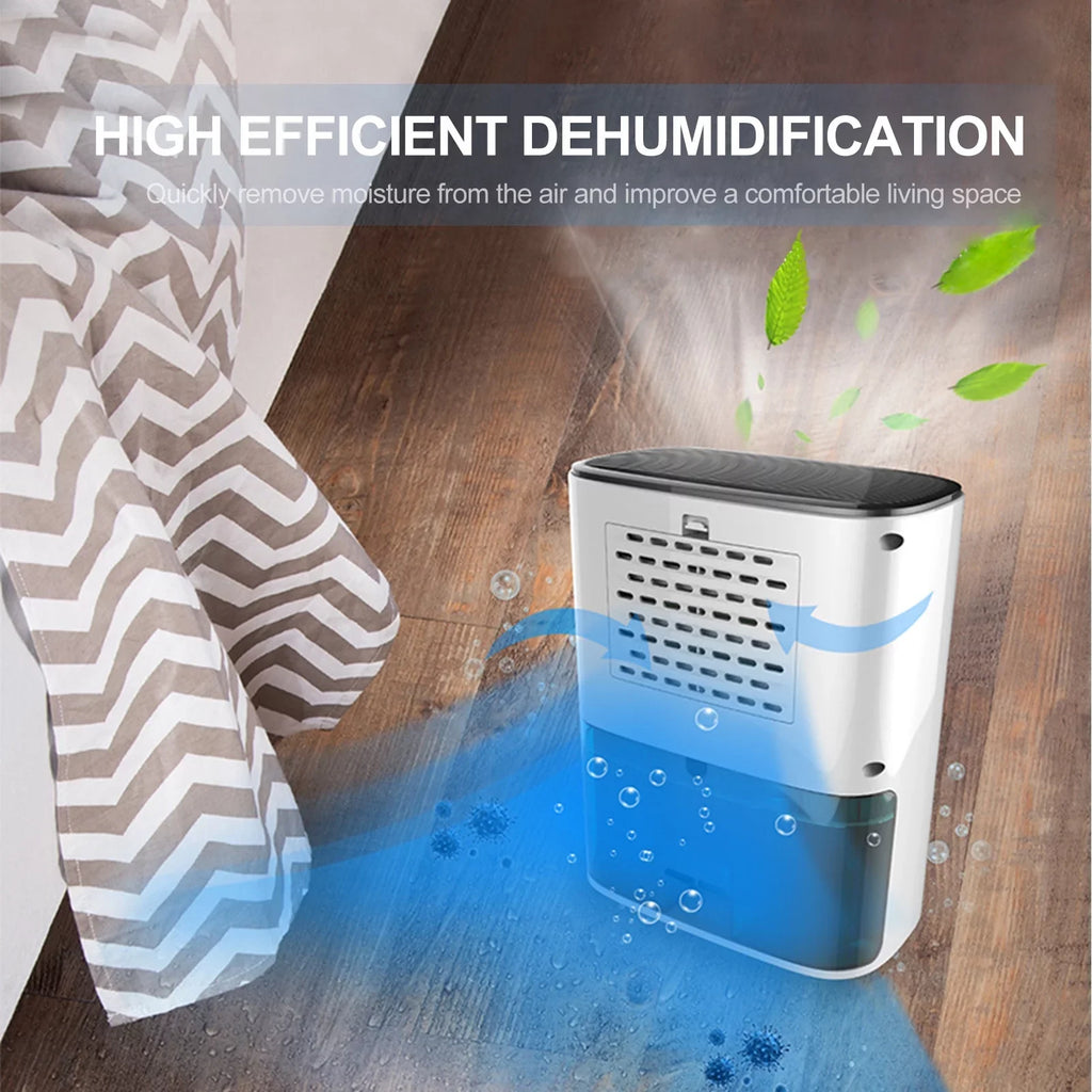 Control Sq. Dehumidifier Ft 1200mL Garage for Humidity Home 215 RV Bedroom Dehumidifier Basements Wardrobe to Protection Auto-off Small Portable