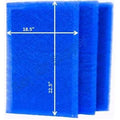 MicroPower Pack) Replacement Guard Filter Pads Refills Air Cleaner (3 20x25