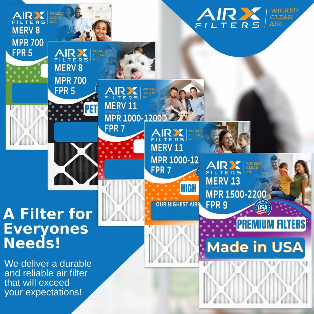FPR Pleated to USA 7 Filters Premium MPR Electrostatic Comparable 6 Made CLEAN Air WICKED AIR. Air & Pack 12x36x1 Filter MPR AIRX 1200 FILTERS 12x36x1 MERV by Furnace 11 Conditioner Filter HVAC 1000,