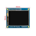 W LCD 2.4" Screen Zero Raspberry 320*240 Display Pixel 4B 3B+ Touch TFT Pi for 2