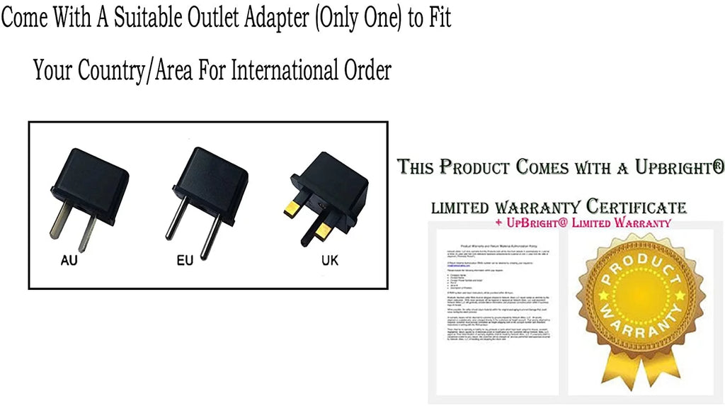 DC Global UPBRIGHT HW-450 Adapter Sound DONGA HW-H450 2.1 Wireless Bluetooth Subwoofer Samsung Home Soundbar HWH450 / Channel AC HW-H450/ZA For Bar NEW Theater