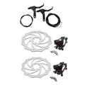 Front And Bike Bolts Brake Mechanical 160mm Whit And Cable Disc Rear
