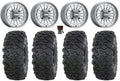 Honda Cut / T4 Roctane Tires Delta Pioneer MetalFX 1000 Gm Contrast Can-Am Maverick Wheels 15" X3 / Talon 30"