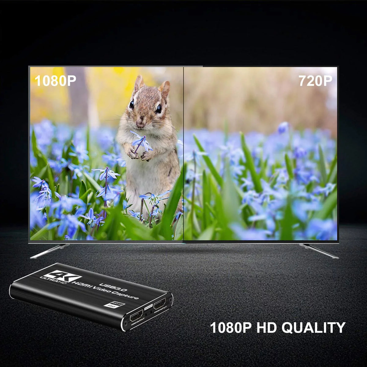 OBS System Linux Support 60HZ ANSTEN Device and USB3.0 Windows Recording Xbox Twitch Streaming Capture Capture for Video OS Card, to YouTube HDMI PS4 Use X Game Game 4K One