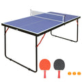 Pong Table Ping Table 2 Tennis Net, Portable Balls and Tennis Foldable Table 3 with Set, for Table Tennis Table Table Kids, Indoor Adults Paddles Outdoor Midsize &