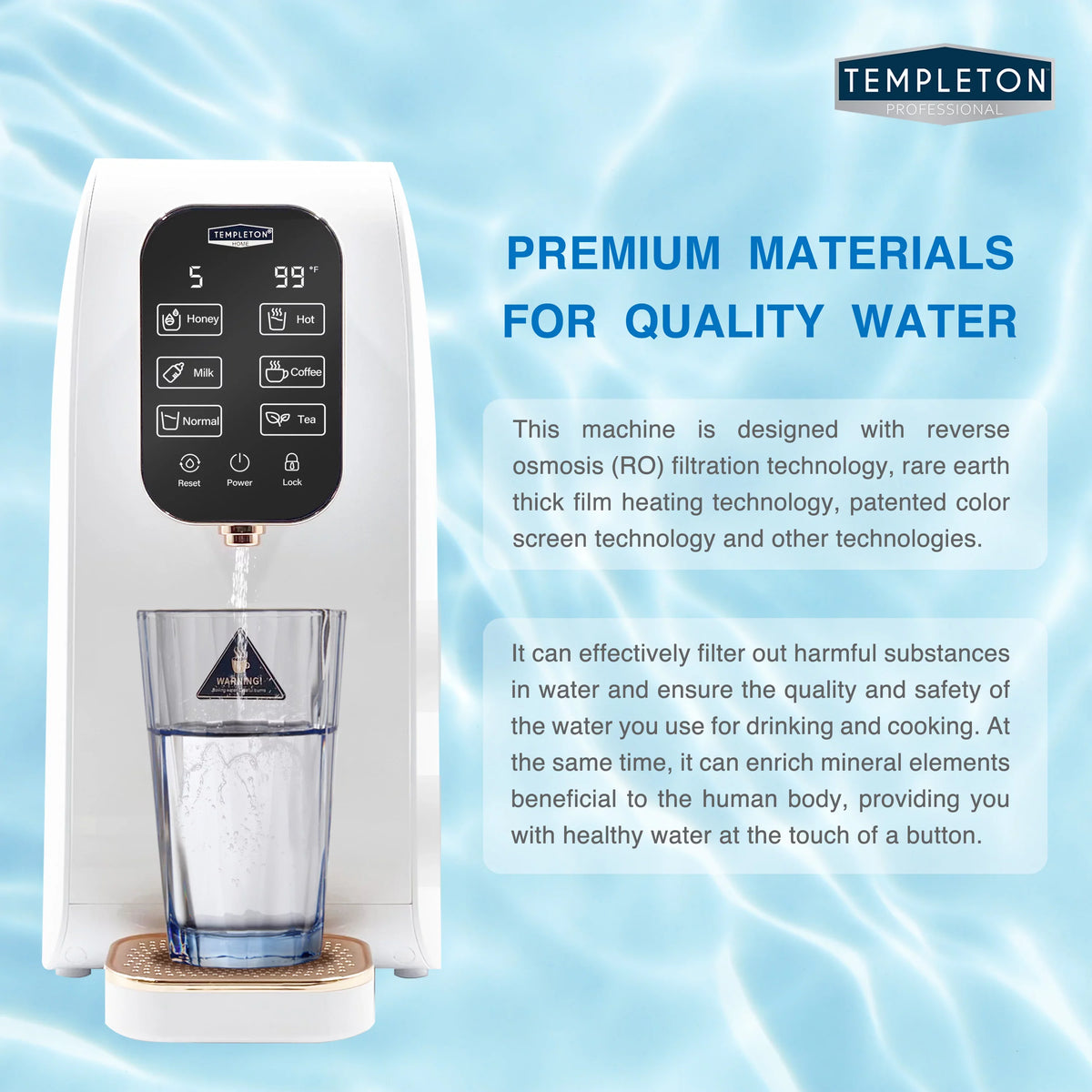 Osmosis Water Dispenser Cold Purifying Hot Reverse Templeton Stage 4 Countertop