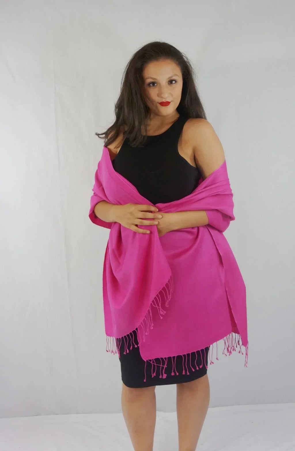 Scarf/Wool/Silk (Hot Regular Shawl/Cashmere Shawl/Shawls/Scarf/Scarves/Wrap/Stole/Muffler/Cape/Ruana/Blanket/Throw/Pashmina Pink Shawl)
