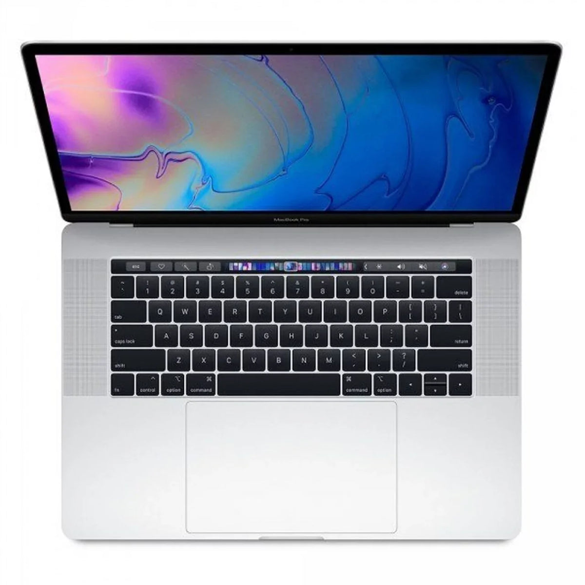 15" GB, Pro Case 1 Apple 2018, Pre-Owned Like 32 Silver, 2.6GHz Core Wireless Apple TB MacBook Pad + and i7, Space SSD, (Refurbished: New) Mouse Touch