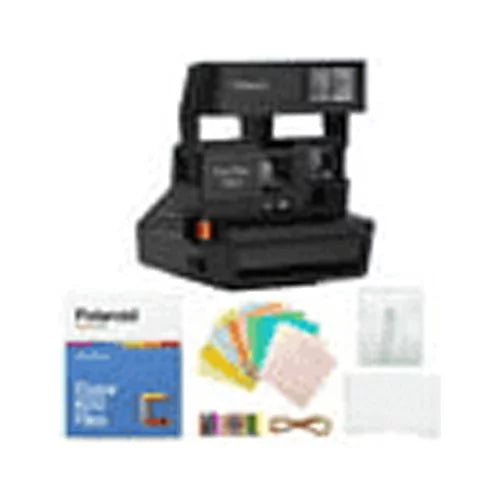 Instant Film Camera & 600 with Flash Accessory 600 Bundle Polaroid OneStep Color