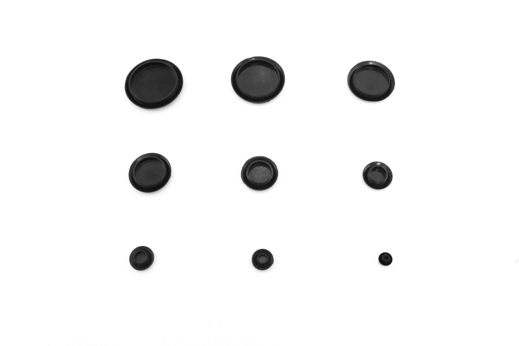 Sizes 1-1/4, for Inch 1/2, Sheet Hole and 1-3/4 for 1-1/2, Plug Assorted Mount 1000 Piece Black 2 Red Auto 1, Body Holes and 3/8, Metal Auto Hound Assortment Flush 1/4, 3/4,