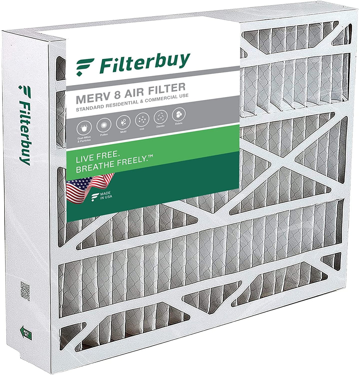 Furnace Day Filterbuy AC Carrier, (1-Pack) Payne Night, BDP, Air Filters HVAC and 8 Pleated 20x23x5 Bryant, & MERV for