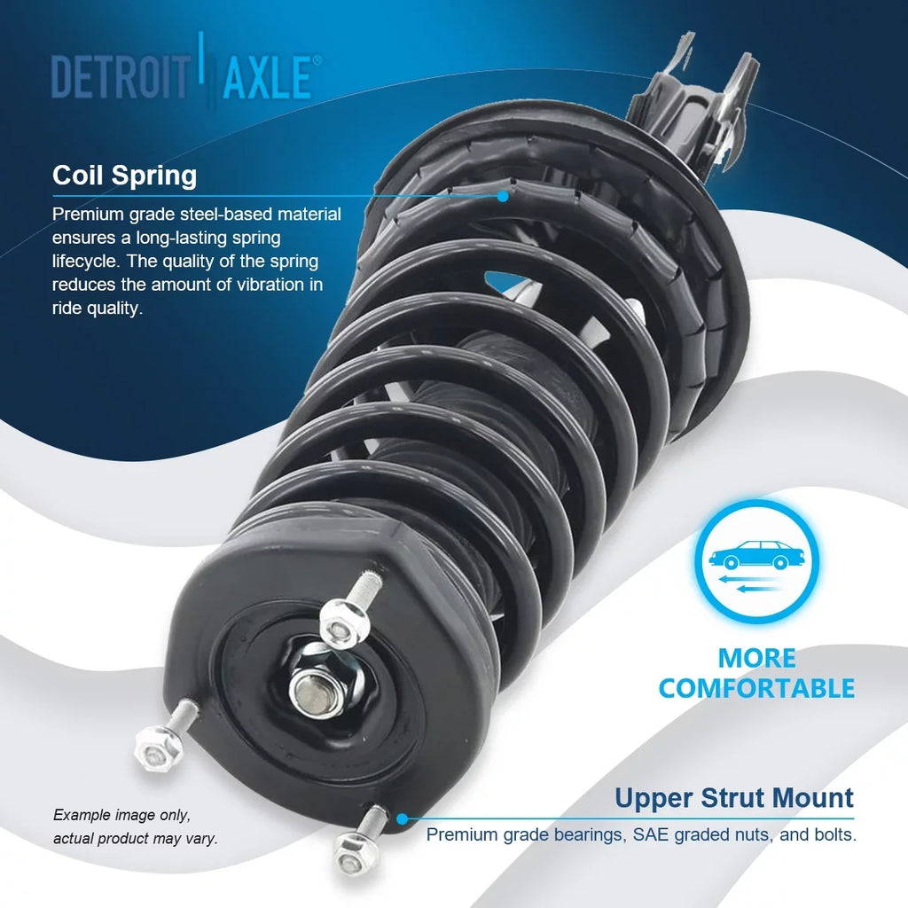 Quick Replacement Solara 2 1999 [2.2L] Rear Detroit 1997 Struts Assembly Install 2001 Springs Complete - Ready Struts w/Coil Camry, Toyota 1999-2003 Axle Struts for 1998 2000